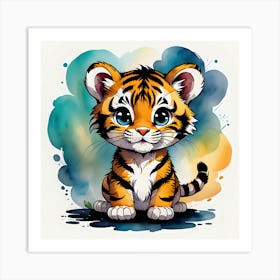 Tiger Cub Art Print