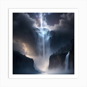 Waterfall From Heaven Art Print