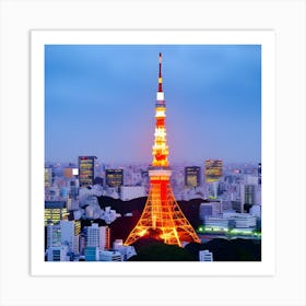 Tokyo Tower Art Print