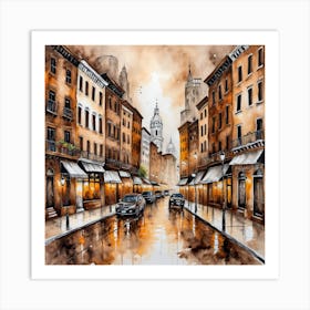 Nyc Cityscape Art Print