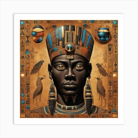 Divine Melanin God 111 Art Print