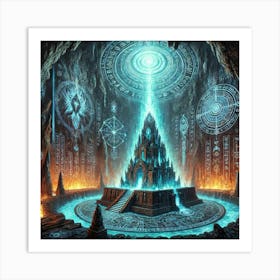 The Abyssal Prophecy Converted Art Print