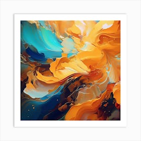 Abstract Painting 33 Art Print