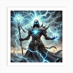 Warden Aethon Thunderstrike Art Print