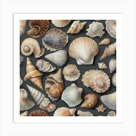 Sea Shells Art Print