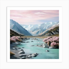 A Reflective Guide to New Zealand's Serene Side Art Print