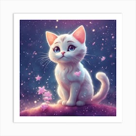 Adorable kitten Art Print