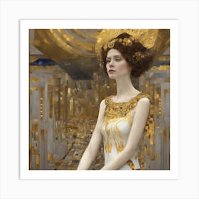 'Golden Girl' 1 Art Print