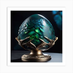 Mermaid Egg Art Print