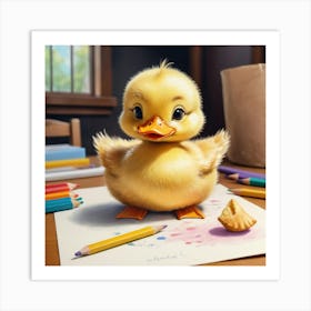 Ducky 41 Art Print