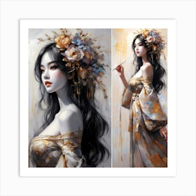 Portrait Artwork 83 Art Print