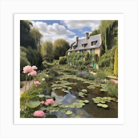 Monet'S Garden Art Print