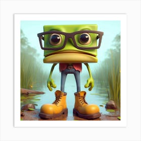 Frog Character Art Print