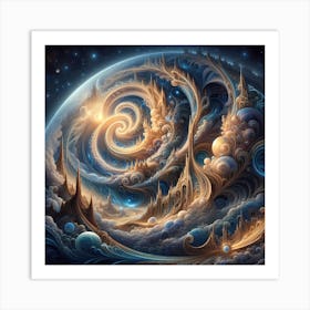 Spiral Galaxy Art Print