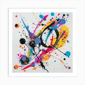 Splatters 5 Art Print