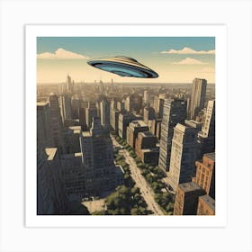 Extraterrestrial Visitor Art Print