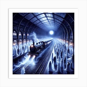 Ghost Train Art Print