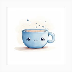 Cut Coffee Cup Art Print