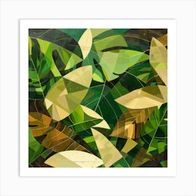 Tropical Leaves 115 Art Print