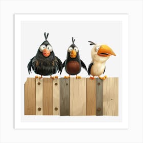 Angry Birds 4 Art Print