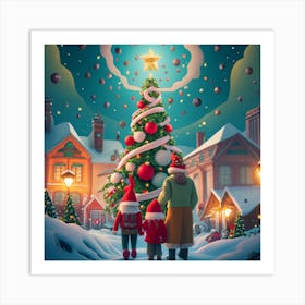 Christmas Tree 1 Art Print