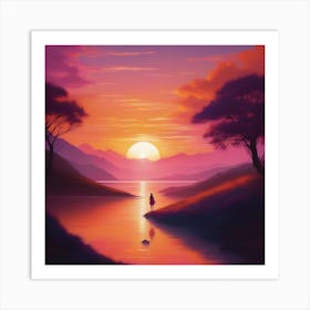 Landscape Painting Art Print