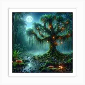 Tree In The Forest Art Print