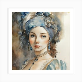 Renaissance Woman 2 Art Print