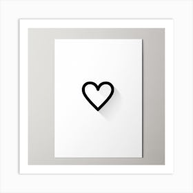 Love Heart Canvas Print Art Print