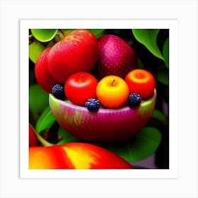 Fruit Bowl Art Print