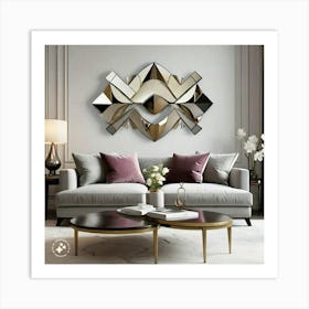 Modern Living Room 2 Art Print