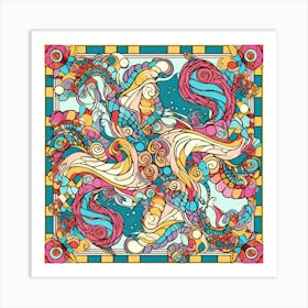 Paisley Pattern Art Print