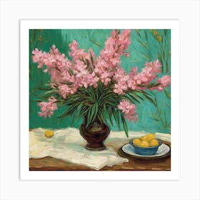 Oleanders, Vincent Van Gogh Dining Room Art Print 2 Art Print