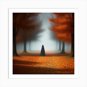Ghost In The Woods 10 Art Print
