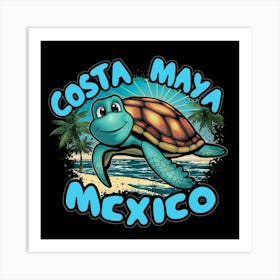 Costa Maya Mexico Art Print