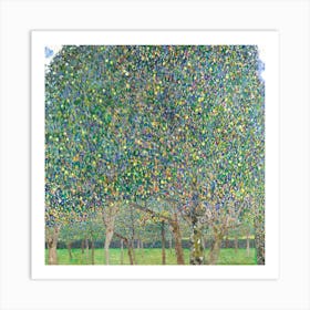 Apple Trees By Gustav Klimt Art Print