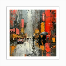 Times Square, Abstract Expressionism, Minimalism, and Neo-Dada Art Print