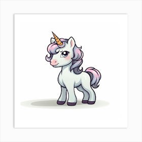 Cute Unicorn 243 Art Print