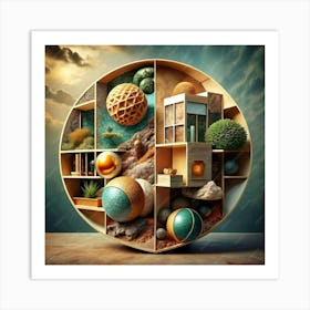 3d Art Art Print