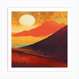 Natural painting Art Print