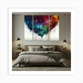 Heart Canvas Wall Art Art Print