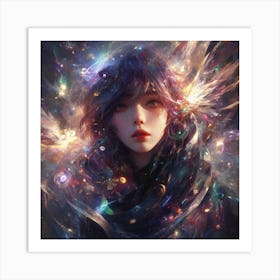 Angelic Girl Art Print