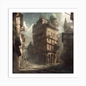 Fantasy City Art Print