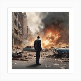 Man In The Street Art Print