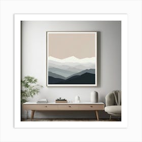 Mountain Print Art Print