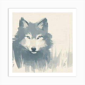 Wolf Painting Art Print