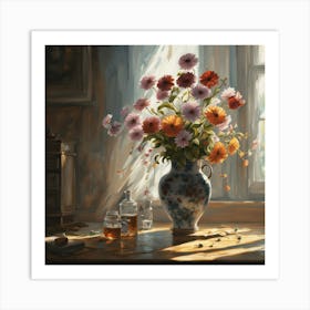 Flowers In A Vase 1 Art Print