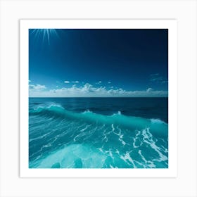 Ocean Waves - Ocean Stock Videos & Royalty-Free Footage Art Print