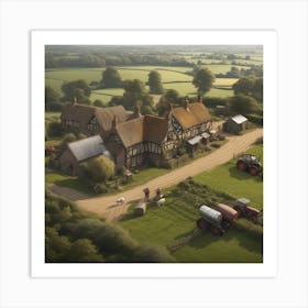 Farm In The Countryside 22 Art Print