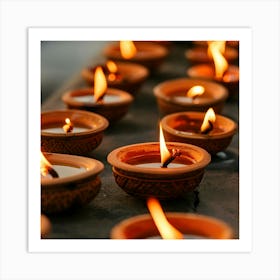 Diwali Lights 10 Art Print